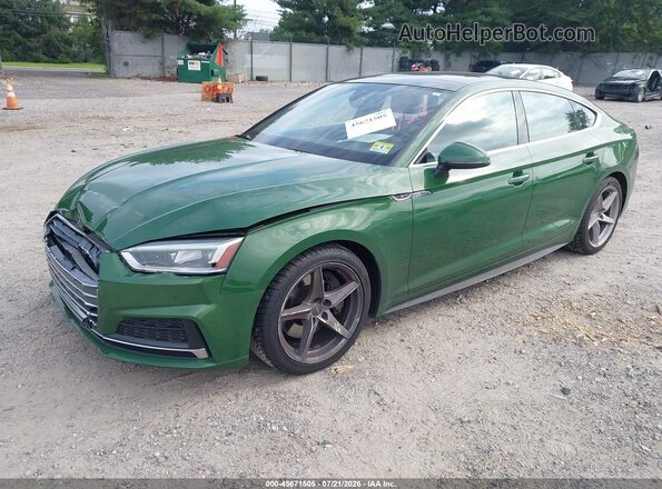 WAUENCF53KA055466 2019 AUDI A5 Green Przód lewy