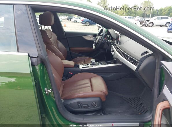 WAUENCF53KA055466 2019 AUDI A5 Green Widok wnętrza z przodu