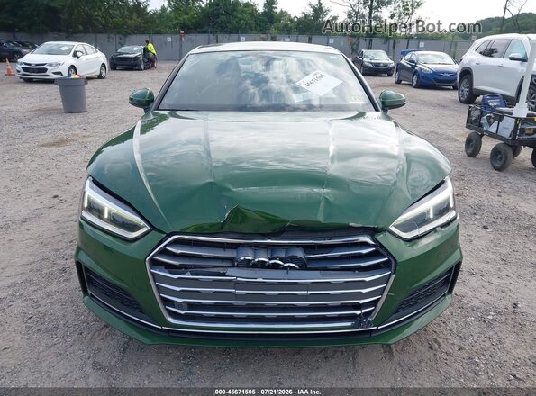 WAUENCF53KA055466 2019 AUDI A5 Green Widok zestawu wskaźników