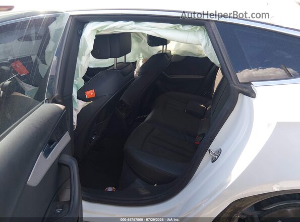 WAUENCF54JA006307 2018 AUDI A5 White Widok naklejki z numerem VIN