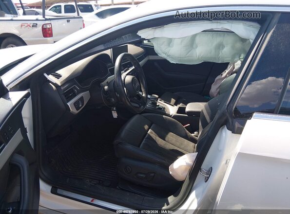 WAUENCF54JA006307 2018 AUDI A5 White Widok wnętrza z przodu