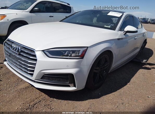 WAUENCF54JA006307 2018 AUDI A5 White Przód lewy