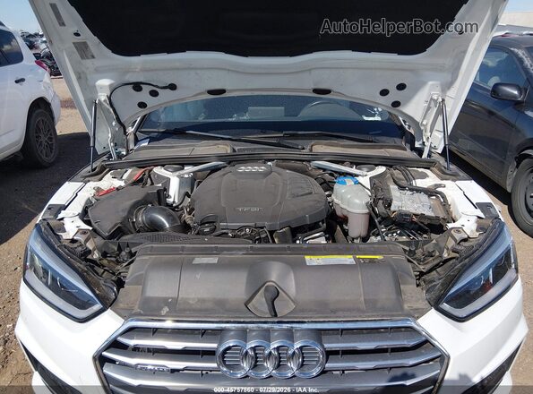 WAUENCF54JA006307 2018 AUDI A5 White Widok z tyłu