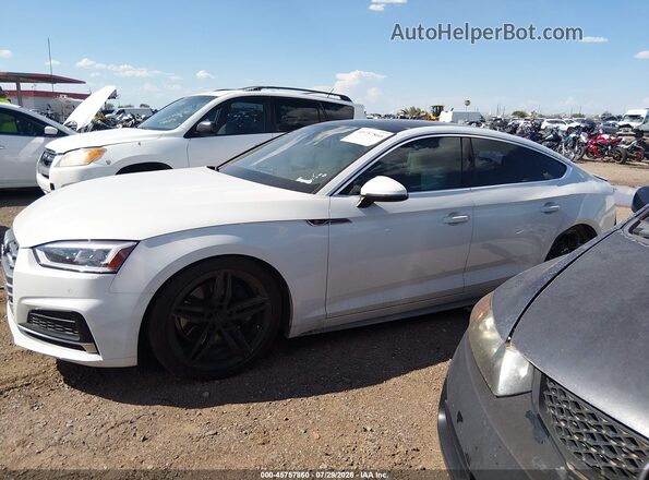 WAUENCF54JA006307 2018 AUDI A5 White Widok wnętrza 360 stopni