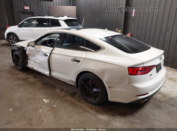 WAUENCF54JA009708 2018 AUDI A5 White Հետևի ձախ