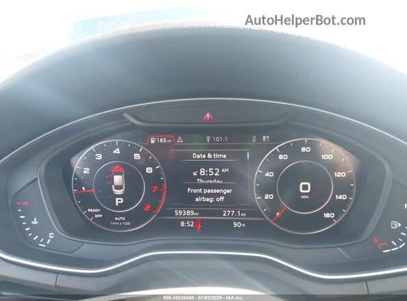 WAUENCF56KA016600 2019 AUDI A5 Blue Vista de los asientos traseros