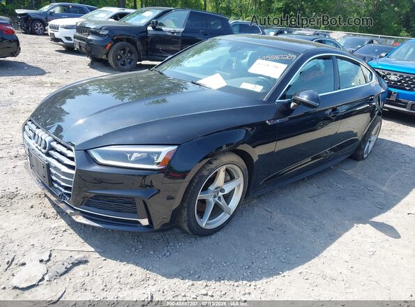 WAUENCF56KA098764 2019 AUDI A5 Black Przód lewy