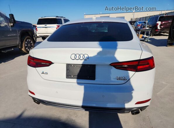 WAUENCF57JA008164 2018 AUDI A5 White უკანა ხედი