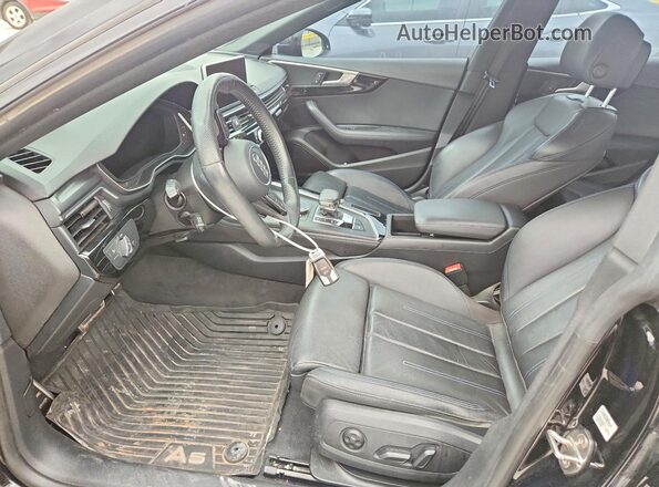 WAUENCF58KA011432 2019 AUDI A5 Черный Вид салона спереди