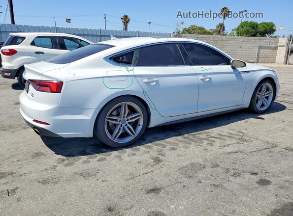 WAUENCF59JA046110 2018 AUDI A5 Белый Задняя правая четверть