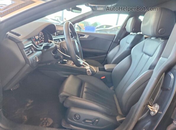 WAUENCF59KA024173 2019 AUDI A5 Gray წინა სალონის ხედი