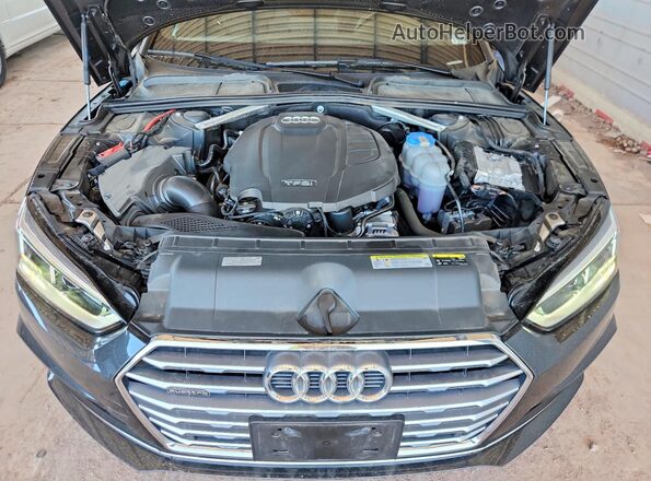 WAUENCF59KA024173 2019 AUDI A5 Gray უკანა სალონის ხედი