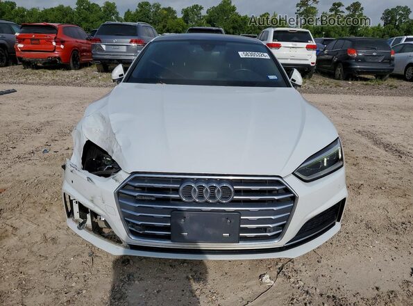WAUENCF5XJA058315 2018 AUDI A5 White Widok z przodu