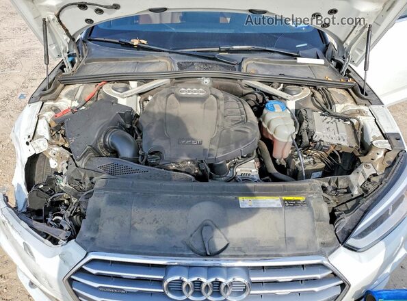 WAUENCF5XJA058315 2018 AUDI A5 White Widok wnętrza z tyłu