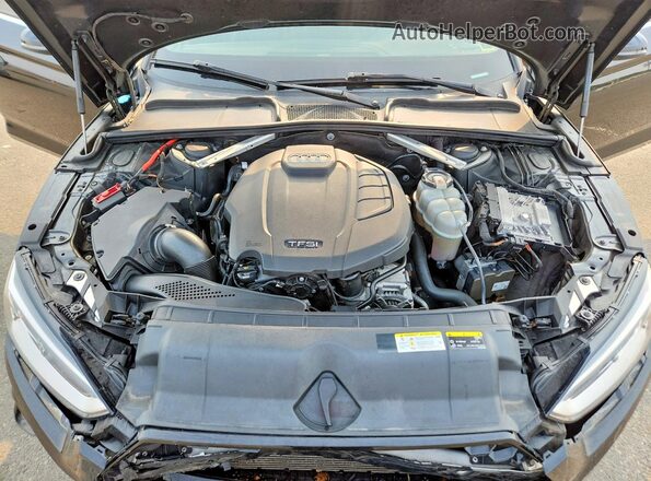 WAUENCF5XKA090330 2019 AUDI A5 Black Вид задньої частини салону