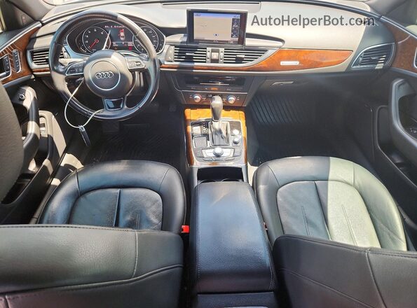 WAUF2AFC6HN009454 2017 AUDI A6 Gray Widok deski rozdzielczej