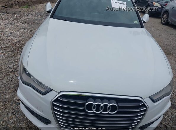 WAUF8AFC6JN035489 2018 AUDI A6 White Front view