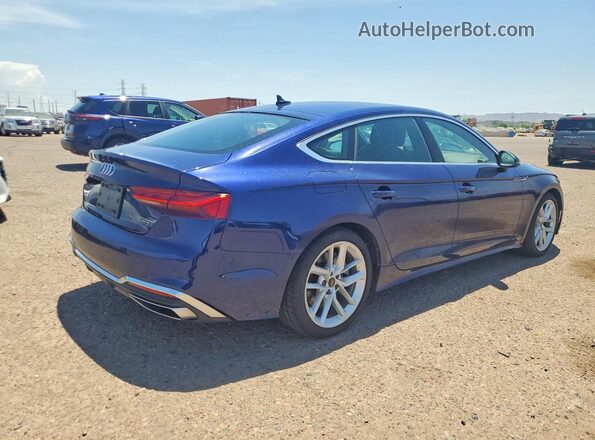 WAUFACF51RA070221 2024 AUDI A5 Blue Հետևի աջ