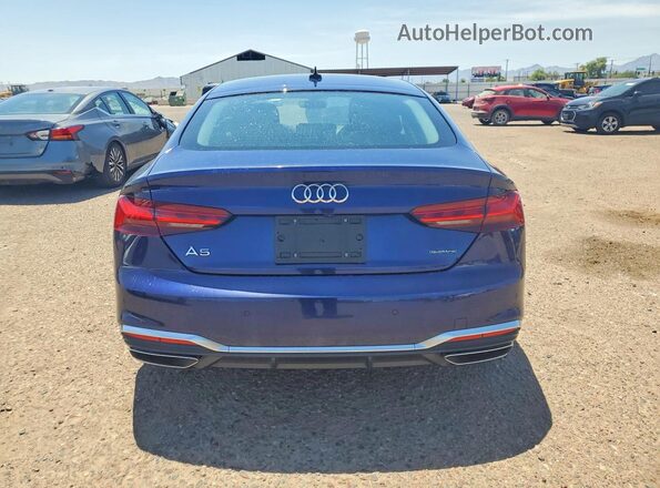 WAUFACF51RA070221 2024 AUDI A5 Blue Հետևի տեսք