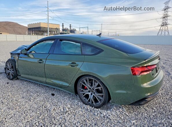WAUFACF51SA005472 2025 AUDI A5 Зеленый Задняя левая четверть