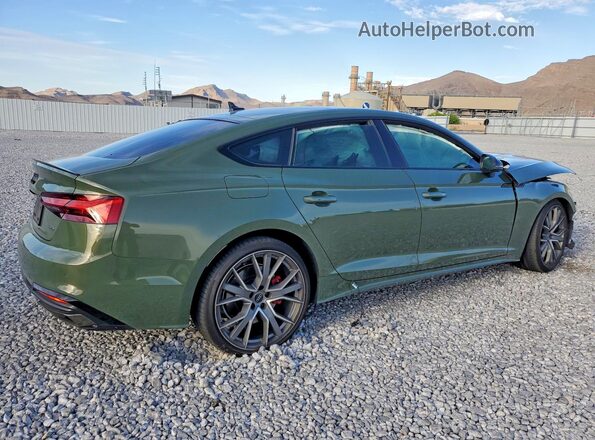 WAUFACF51SA005472 2025 AUDI A5 Зеленый Задняя правая четверть