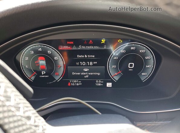 WAUFACF51SA005472 2025 AUDI A5 Зеленый Вид щитка приборов