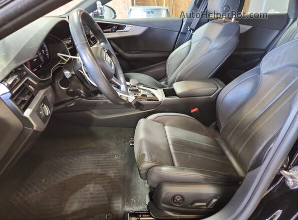 WAUFACF52MA028309 2021 AUDI A5 Black წინა სალონის ხედი