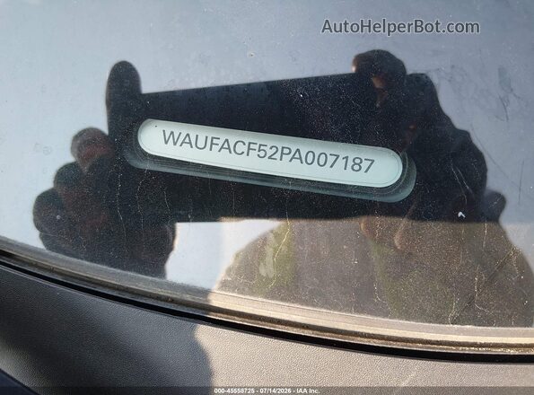 WAUFACF52PA007187 2023 AUDI OTHER Black Widok komory silnika