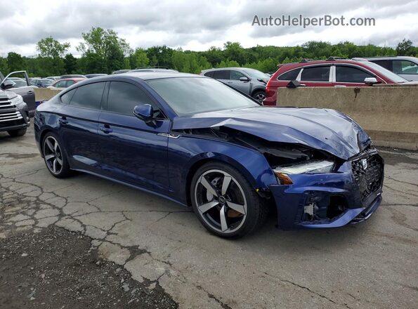 WAUFACF52SA015167 2025 AUDI A5 Blue Передня права чверть