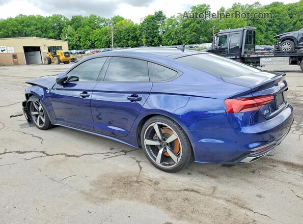 WAUFACF52SA015167 2025 AUDI A5 Blue Задня ліва чверть