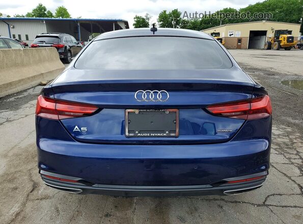 WAUFACF52SA015167 2025 AUDI A5 Blue Вид ззаду