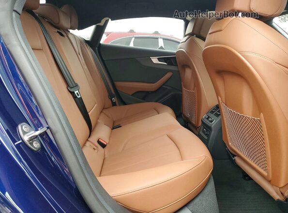 WAUFACF52SA015167 2025 AUDI A5 Blue Вид задніх сидінь