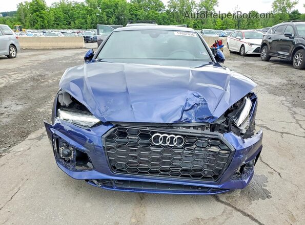 WAUFACF52SA015167 2025 AUDI A5 Blue Вид спереду