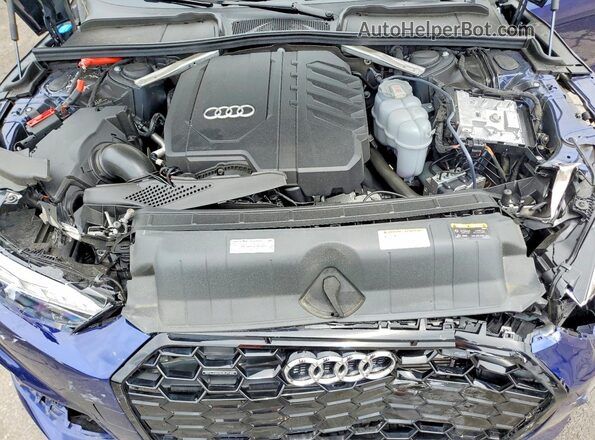 WAUFACF52SA015167 2025 AUDI A5 Blue Вид задньої частини салону