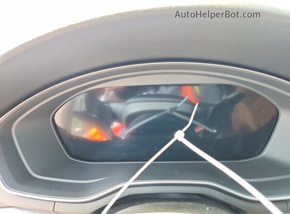 WAUFACF53PA030199 2023 AUDI A5 Green Вид щитка приладів