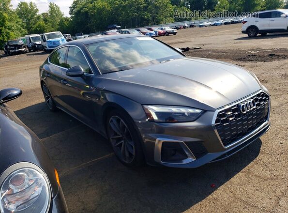 WAUFACF57PA024275 2023 AUDI A5 Charcoal Передня права чверть
