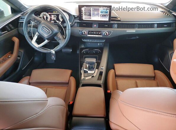 WAUFACF57SA001653 2025 AUDI A5 Blue Առջևի վահանակի տեսք