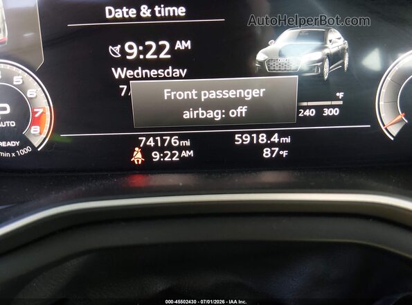 WAUFACF59MA042594 2021 AUDI OTHER Gray Vista de los asientos traseros