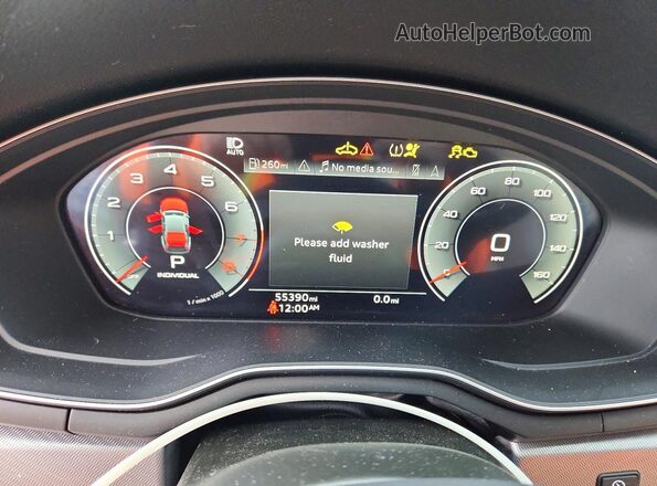 WAUFACF59MA062912 2021 AUDI A5 Черный Вид щитка приборов