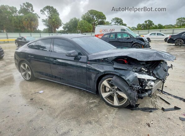 WAUFACF59MA062912 2021 AUDI A5 Черный Передняя правая четверть