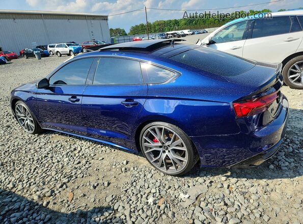 WAUFACF59SA018146 2025 AUDI A5 Blue Задня ліва чверть