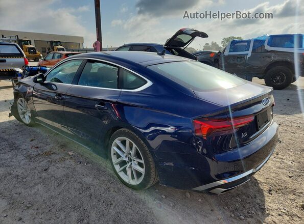 WAUFACF5XRA077121 2024 AUDI A5 Blue Trasero izquierdo