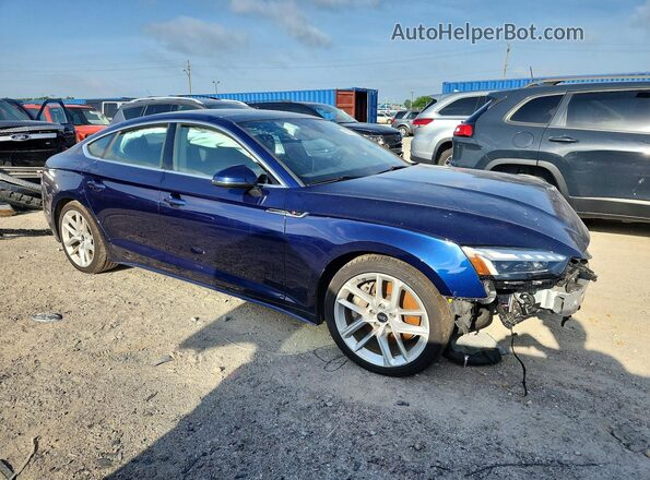 WAUFACF5XRA077121 2024 AUDI A5 Blue Delantero derecho