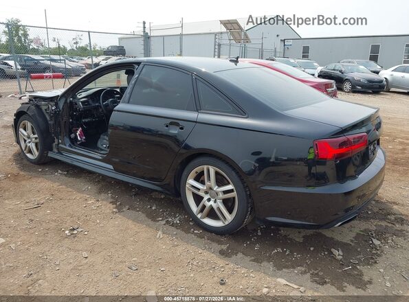 WAUFFAFC2GN186425 2016 AUDI A6 Black Tył lewy