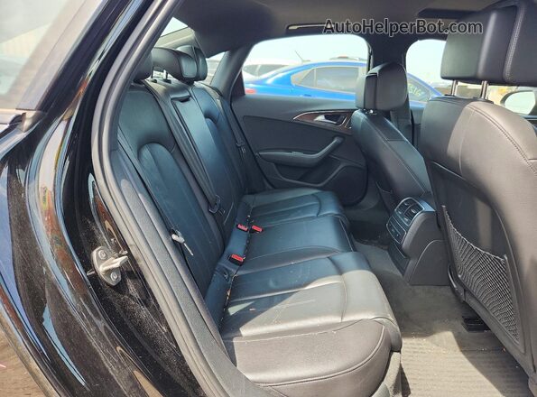 WAUFFAFC2GN195142 2016 AUDI A6 Black Հետևի նստատեղերի տեսք