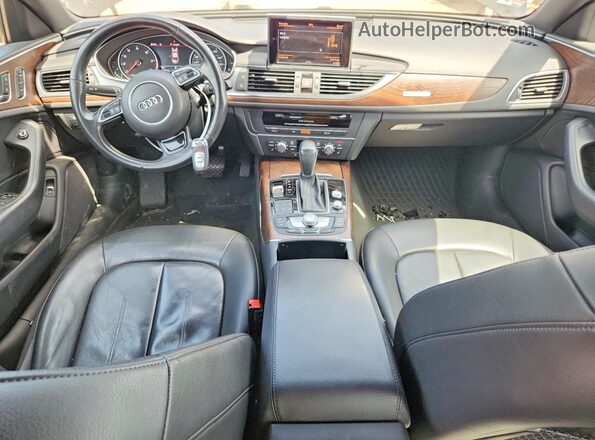WAUFFAFC2GN195142 2016 AUDI A6 Black Առջևի վահանակի տեսք