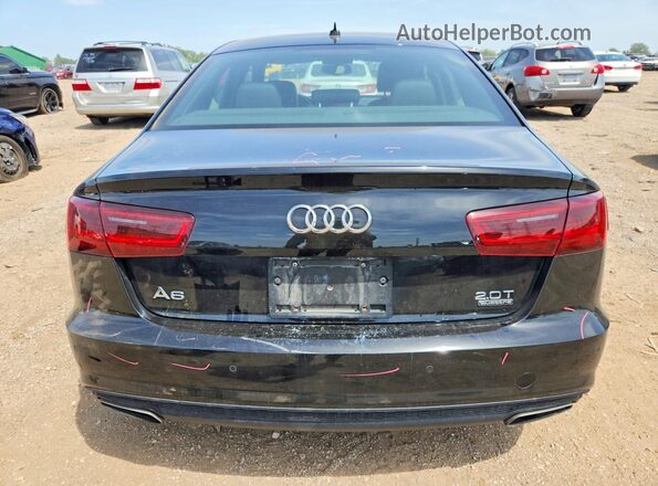 WAUFFAFC2GN195142 2016 AUDI A6 Black Հետևի տեսք