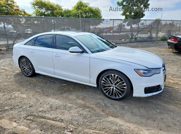 WAUFFAFC5GN007147 2016 AUDI A6 White Przód prawy