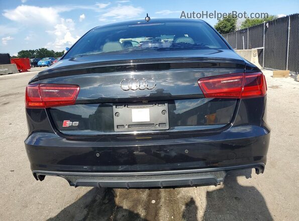 WAUFFAFC7HN008589 2017 AUDI S6 Black უკანა ხედი