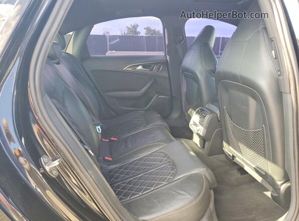 WAUFFAFC7HN008589 2017 AUDI S6 Black უკანა სავარძლების ხედი